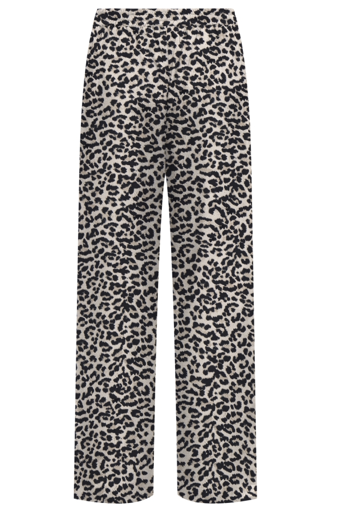 ONLNOVA LIFE VIS PALAZZO PANT AOP 15264446 MOCHA MERINGUE/670 LEO